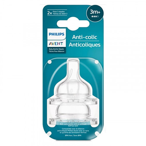 Philips Avent SCY763/02 Anti-colic feeding bottle silicone teat