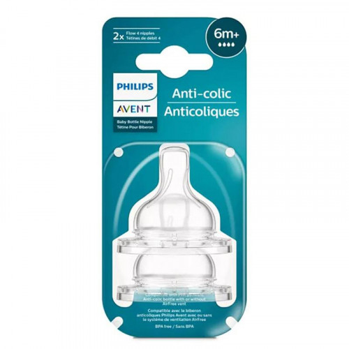 Philips Avent SCY764/02 Anti-colic feeding bottle silicone teat