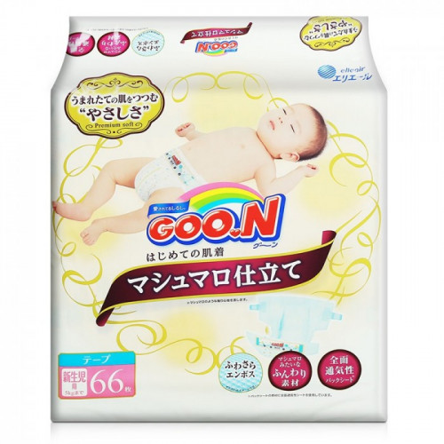 Diapers Goo.N Marshmallow Premium Soft  NB 0-5kg  