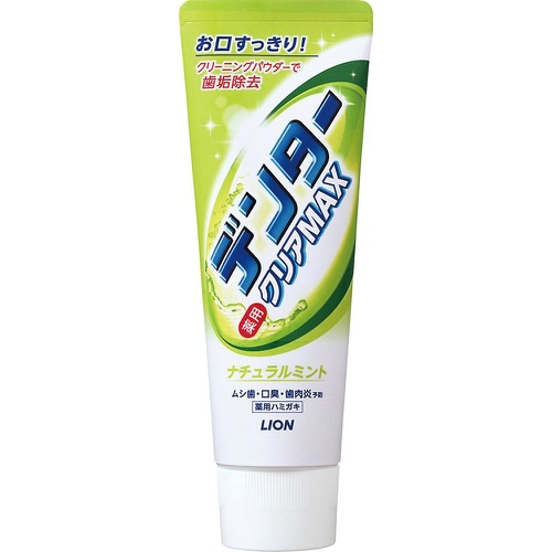 Lion "Dentor Clear MAX" cooling mint toothpaste 140g