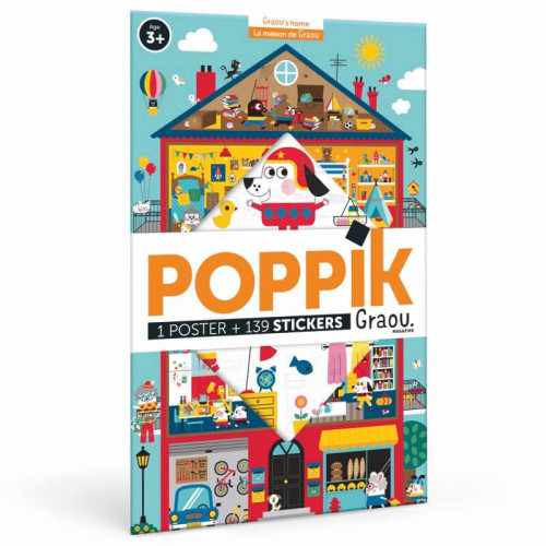 POPPIK Home poster with stickers 