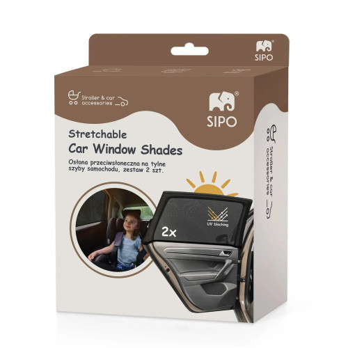 SIPO Flexible car sun shades 2pcs