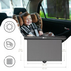 SIPO Retractable car sun shades 2pcs SIPO Retractable car sun shades 2pcs