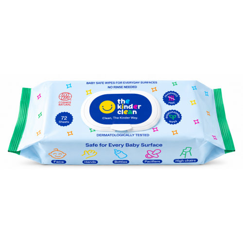 The Kinder Clean Wet wipes for babies 72pcs The Kinder Clean Wet wipes for babies 72pcs