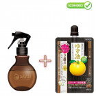 Utena Yuzu-yu Spray based on citrus oils for moisturizing and nourishing hair 180ml + refill 160ml