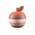 Zopa Apple Silicone stacking toy 