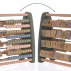 Zopa Wooden double-sided abacus